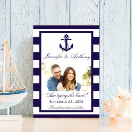 Nautical Anchor Wedding Foto Save the Date