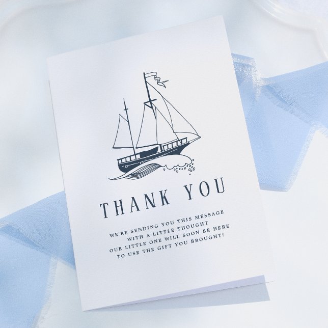 Nautical Baby Boy Showdusche Danke (Von Creator hochgeladen)
