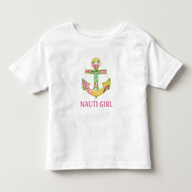 Nautical Baby Ruffled T-Shirt (Vorderseite)