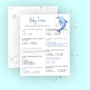 Nautical Baby Trivia   Baby Showspiel