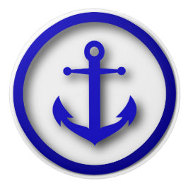 Nautical Beach Anchor Cabinet Drawer Knob Keramikknauf