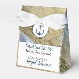 Nautical Beach Blue & Sand Set Packaging Geschenkschachtel