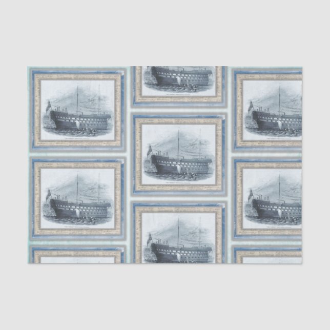 Nautical Beach Design Serie 19 Seidenpapier (Vorderseite)
