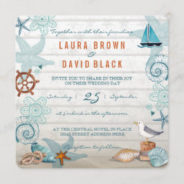 Nautical Beach | Einladung zur Hochzeit