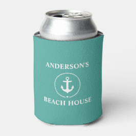Nautical Beach House Familienname Anchor Dosenkühler