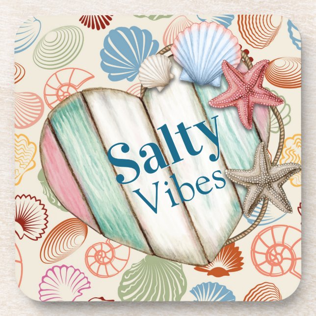 Nautical Beach House  Getränkeuntersetzer (Vorderseite)