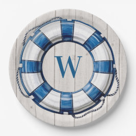 Nautical Beach Theme Pappteller