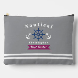 Nautical Best Sailor Gray Zubehörtasche