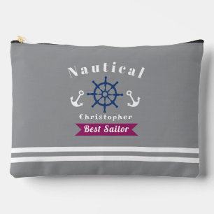 Nautical Best Sailor Gray Zubehörtasche