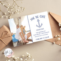 Nautical Blue Anchor Foto Wedding