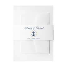 Nautical Blue Anchor Wedding