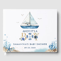 Nautical Blue Boat Ahoy Es ist ein Baby-Duschgel