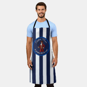 Nautical Blue Boy Pirate Schürze