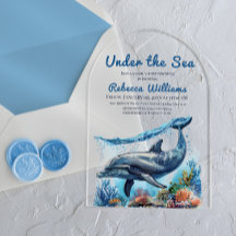 Nautical Blue Boy unter der Sea Baby-Dusche