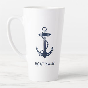 Nautical Boat Anchor Custom Cruise Crew Swag Milchtasse