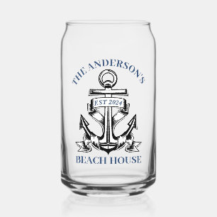 Nautical Boat Beach House Ancre Nom de famille Est