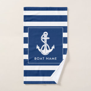 Nautical Boat Swag Ancre Blanche Personnalisé