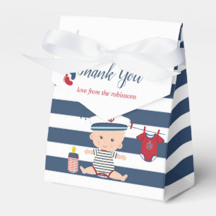 Nautical Boy Baby Dusche Vielen Dank Geschenkschachtel
