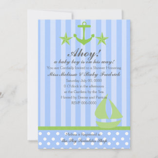Nautical Boy Einladung