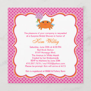 Nautical Bridal Dusche Einladung