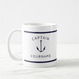 Nautical Captain Anchor mit Ihrer Tasse