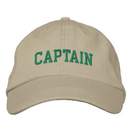 Nautical Captain Khaki Cap Bestickte Baseballkappe