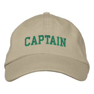 Nautical Captain Khaki Cap Bestickte Baseballkappe
