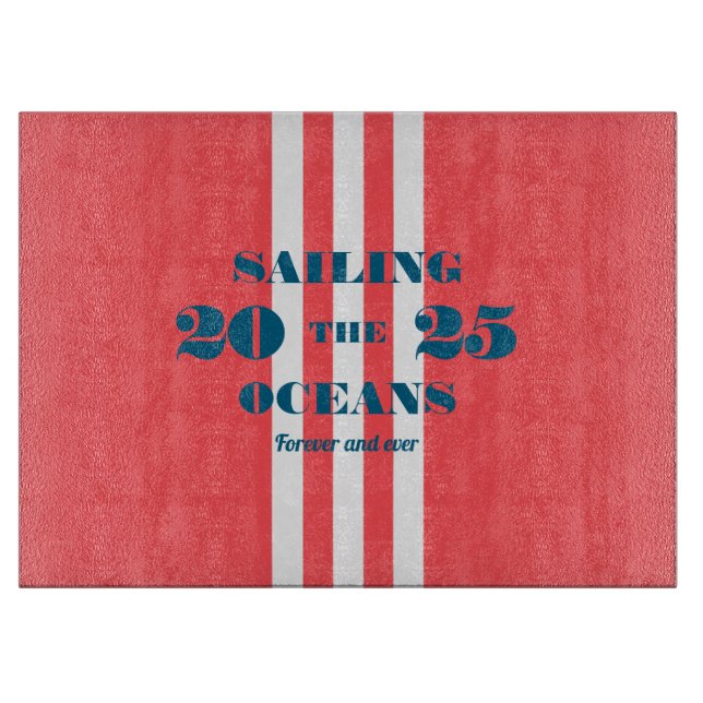 Nautical Celebration Cutting Board Schneidebrett (Vorderseite)