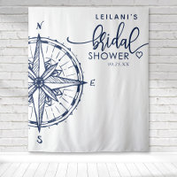 Nautical Compass Brautparty Tapestry