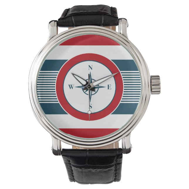 Nautical Design Armbanduhr (Vorderseite)