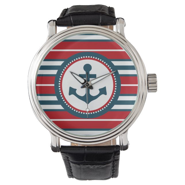 Nautical Design Armbanduhr (Vorderseite)