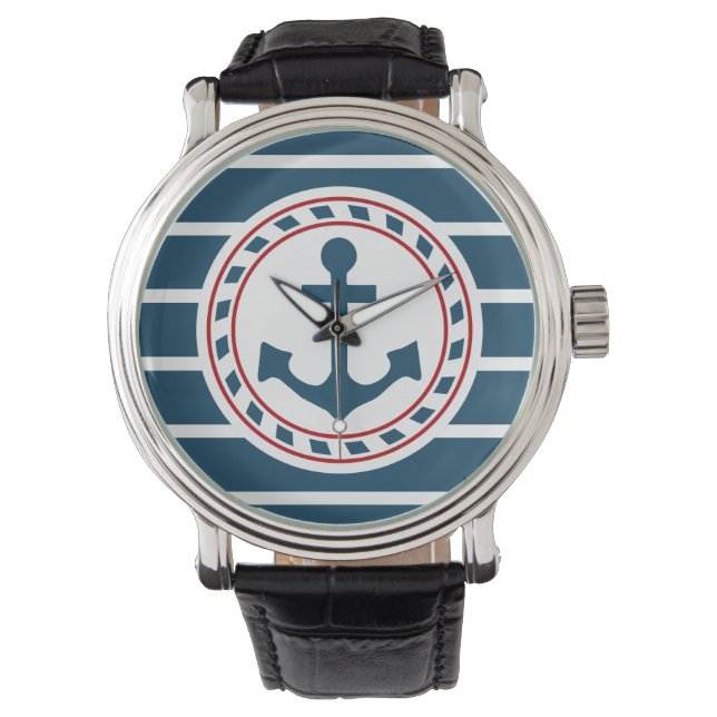 Nautical Design Armbanduhr (Vorderseite)