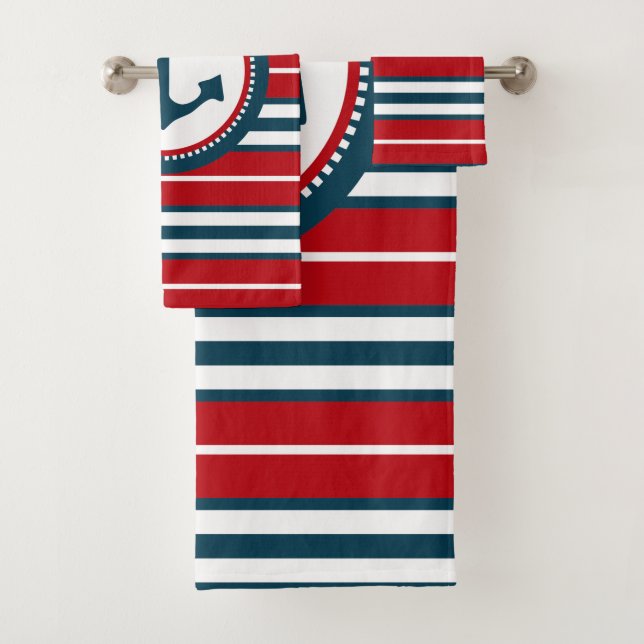 Nautical Design Badhandtuch Set (Insitu)