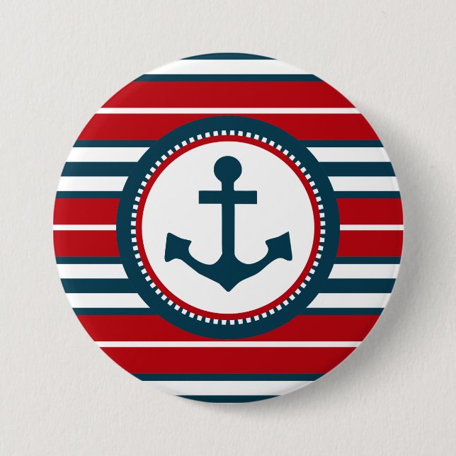 Nautical Design Button (Vorderseite)