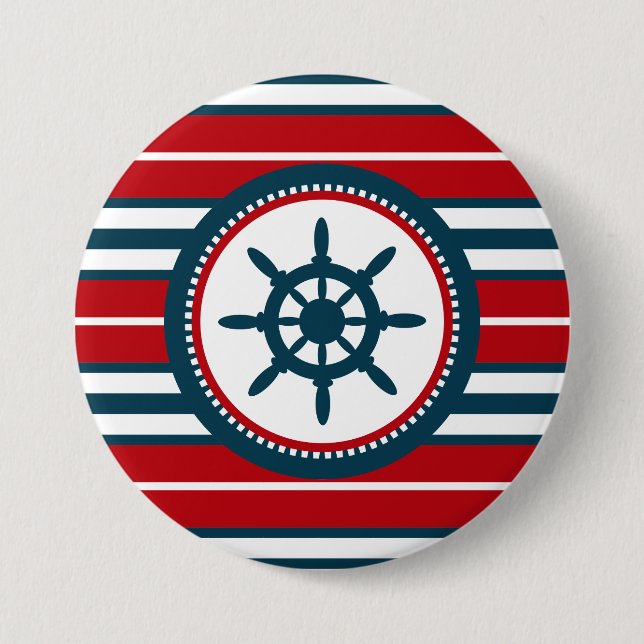 Nautical Design Button (Vorderseite)