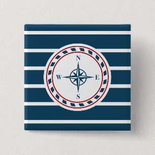 Nautical Design Button