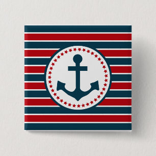 Nautical Design Button