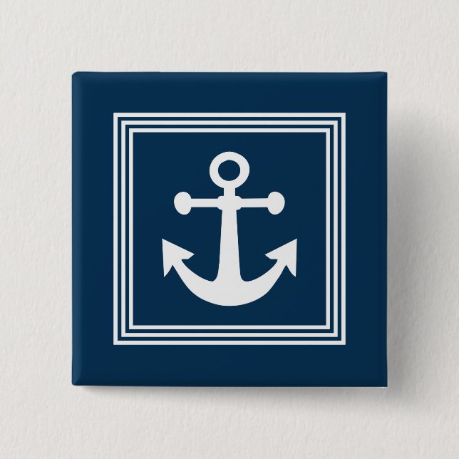Nautical Design Button (Vorderseite)