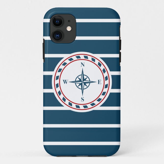 Nautical Design Case-Mate iPhone Hülle (Rückseite)
