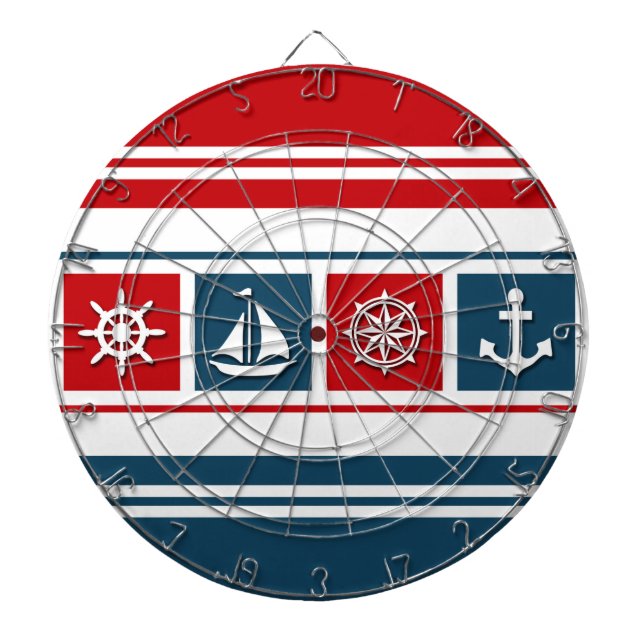 Nautical Design Dartscheibe (vorne)