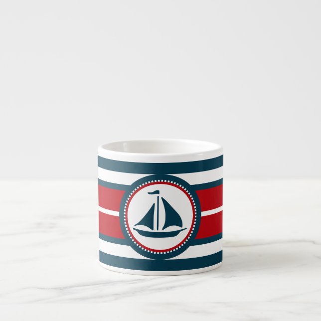 Nautical Design Espressotasse (Vorderseite)