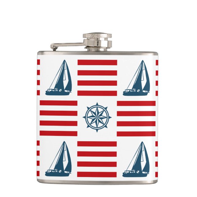 Nautical Design Flachmann (Vorderseite)