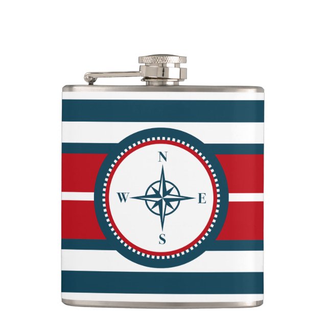 Nautical Design Flachmann (Vorderseite)