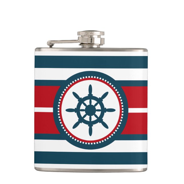 Nautical Design Flachmann (Vorderseite)