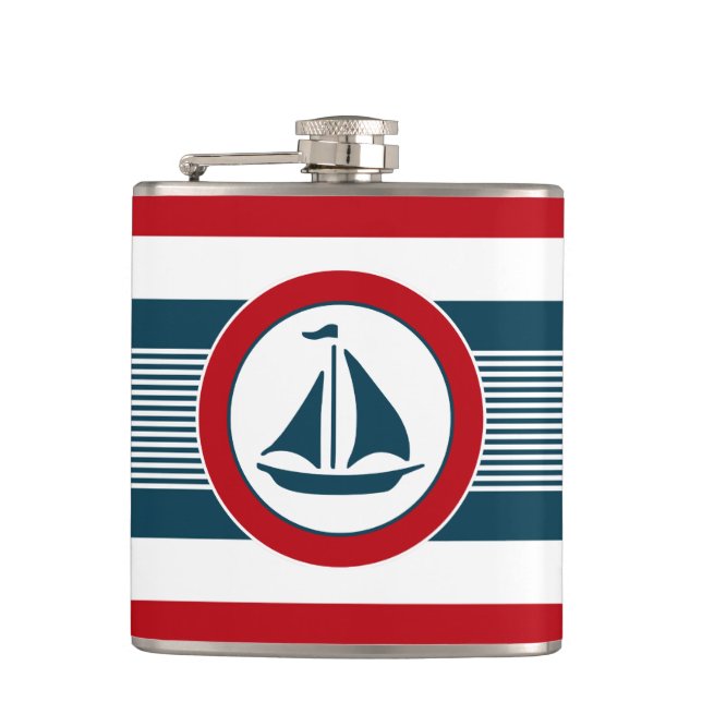 Nautical Design Flachmann (Vorderseite)