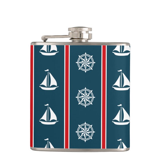 Nautical Design Flachmann (Vorderseite)