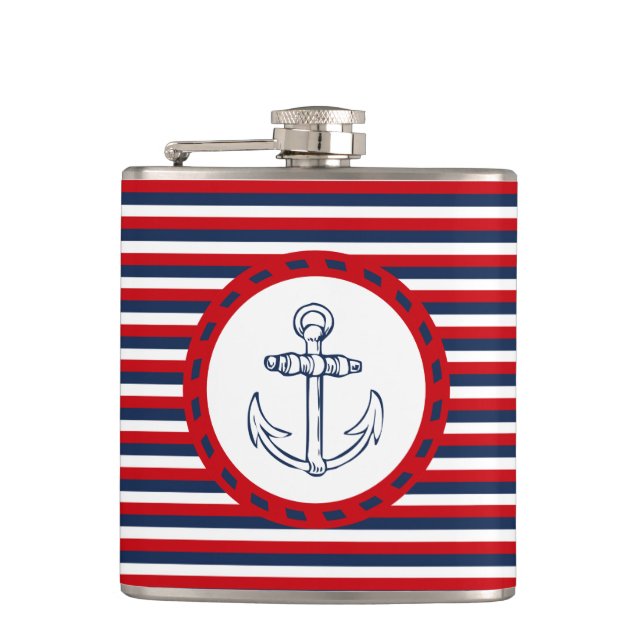 Nautical Design Flachmann (Vorderseite)