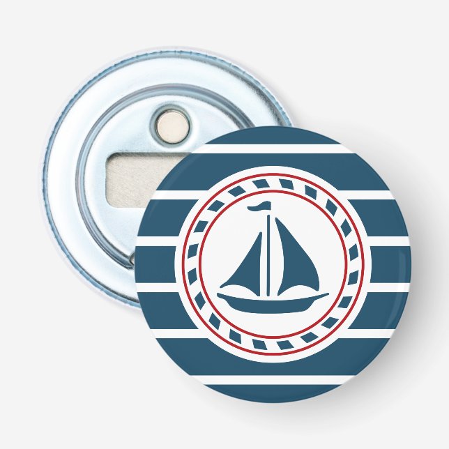 Nautical Design Flaschenöffner (Vorderseite)