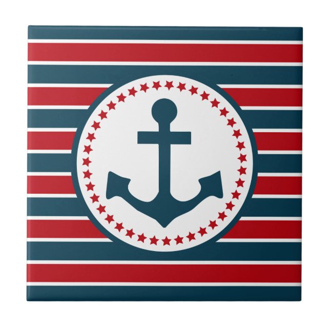 Nautical Design Fliese (Vorderseite)