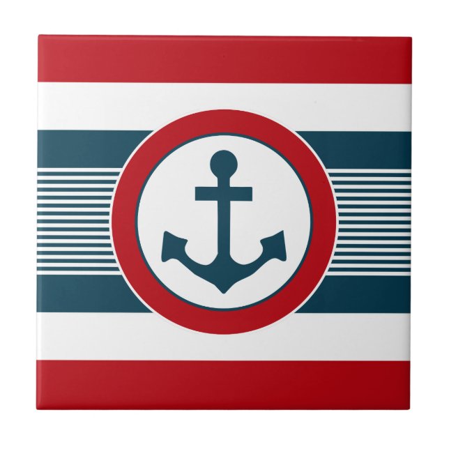 Nautical Design Fliese (Vorderseite)
